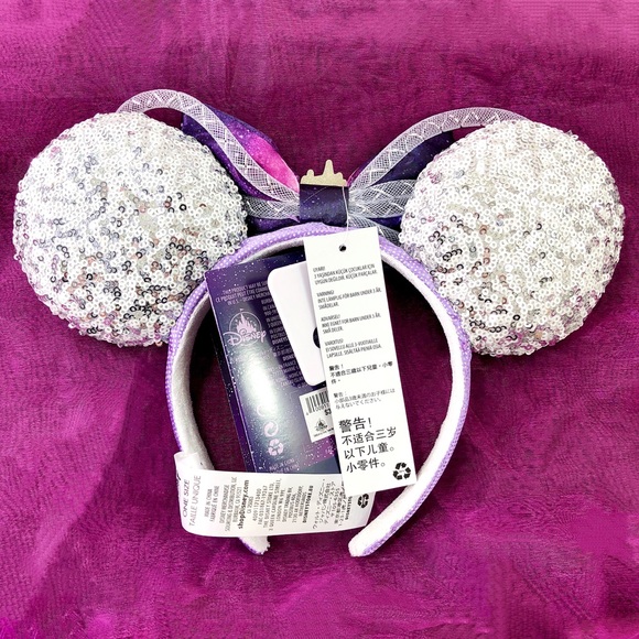 Minnie Mouse Main Attraction Space Mountain Ears💜 - Picture 9 of 12